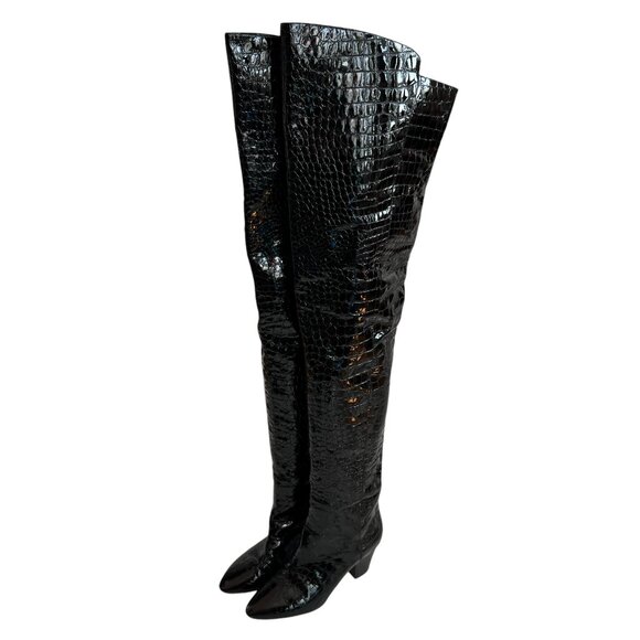 Saint Laurent over the knee boots - Picture 1 of 13